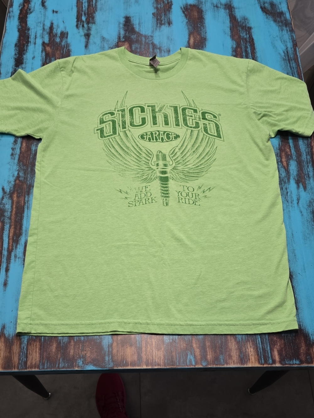 Men’s Lime Green Graphic T-Shirt
